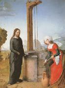 Juan de Flandes Christ and the Woman of Samaria (mk05) USA oil painting artist